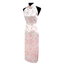 Muatkan imej ke dalam penonton Galeri, Backless Brocade Cheongsam Paisley Pattern Chinese Dress Evening Gown
