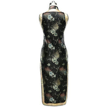 Muatkan imej ke dalam penonton Galeri, Traditional Brocade Long Cheongsam Floral Chinese Dress
