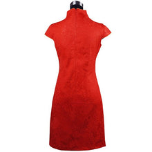 Muatkan imej ke dalam penonton Galeri, Bell Neck Fancy Cotton Cheongsam Chinese Dress
