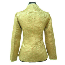 Load image into Gallery viewer, V Neck Floral Brocade Chinese Jacket
