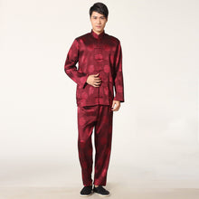 Load image into Gallery viewer, Brocade Auspicious Pattern Traditional Chinese Kung Fu Suit
