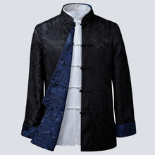 Load image into Gallery viewer, Reversible Silk Blend Auspicious Chinese Jacket
