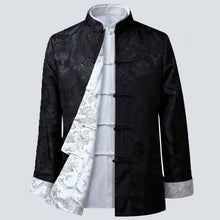 Load image into Gallery viewer, Reversible Silk Blend Auspicious Chinese Jacket
