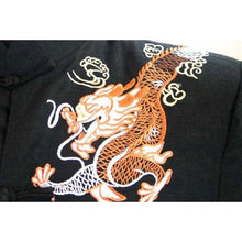 Muatkan imej ke dalam penonton Galeri, Long Sleeve Dragon Embroidery Chinese Kung Fu Shirt
