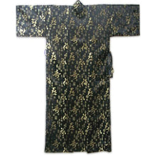 Muatkan imej ke dalam penonton Galeri, Calligraphy Pattern Brocade Sleepwear Bathrobe
