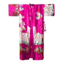 Muatkan imej ke dalam penonton Galeri, Japanese Silk Blend Sleepwear Bathrobe
