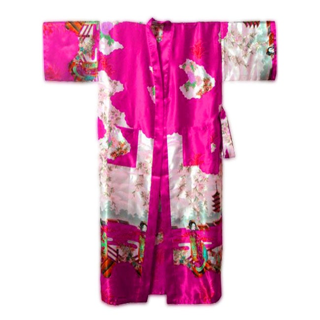 Japanese Silk Blend Sleepwear Bathrobe