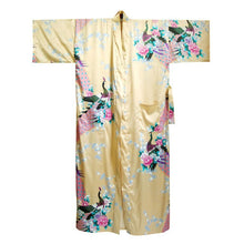 Muatkan imej ke dalam penonton Galeri, Japanese Silk Blend Sleepwear Bathrobe
