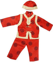 Load image into Gallery viewer, Traditional Chinese Franklin Style Brocade Kid&#39;s Wadded Suit
