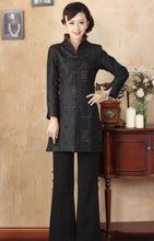 Load image into Gallery viewer, V Neck Floral Brocade Chinese Wind Coat
