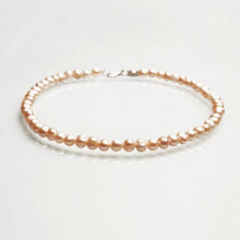 Muatkan imej ke dalam penonton Galeri, Natural Fresh Water Round Shape Pearl Necklace
