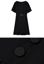 Load image into Gallery viewer, Stacy Pleat Button-Down Dress
