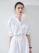 Load image into Gallery viewer, Cottony Shirt Dress
