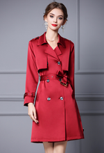 Muatkan imej ke dalam penonton Galeri, Cathy Silk Dress Coat
