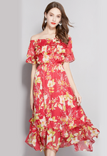 Load image into Gallery viewer, Cassandra&#39;s Floral Dress
