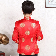 Muatkan imej ke dalam penonton Galeri, Classic Brocade Chinese Festival Coat Mother&#39;s Jacket
