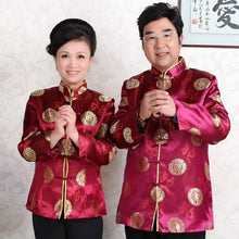 Muatkan imej ke dalam penonton Galeri, Classic Brocade Chinese Festival Coat Mother&#39;s Jacket
