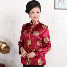 Muatkan imej ke dalam penonton Galeri, Classic Brocade Chinese Festival Coat Mother&#39;s Jacket
