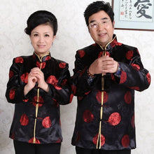 Muatkan imej ke dalam penonton Galeri, Classic Brocade Chinese Festival Coat Mother&#39;s Jacket
