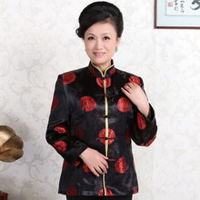 Muatkan imej ke dalam penonton Galeri, Classic Brocade Chinese Festival Coat Mother&#39;s Jacket
