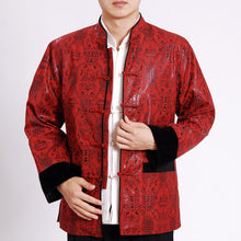 Muatkan imej ke dalam penonton Galeri, Auspicious Pattern Mandarin Collar Traditional Chinese Jacket
