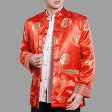 Load image into Gallery viewer, Auspicious Pattern Traditional Brocade Chinese Wadded Jacket
