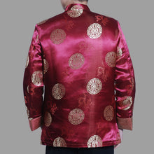 Load image into Gallery viewer, Auspicious Pattern Traditional Brocade Chinese Wadded Jacket
