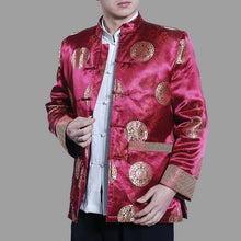 Muatkan imej ke dalam penonton Galeri, Auspicious Pattern Traditional Brocade Chinese Wadded Jacket
