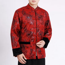 Load image into Gallery viewer, Dragons Pattern Traditional Chinese Wadded Jacket
