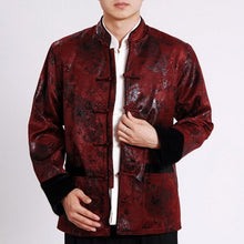 Load image into Gallery viewer, Dragons Pattern Traditional Chinese Wadded Jacket
