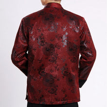 Load image into Gallery viewer, Dragons Pattern Traditional Chinese Wadded Jacket
