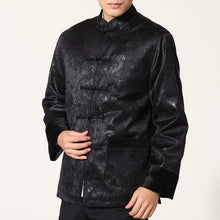 Load image into Gallery viewer, Dragons Pattern Traditional Chinese Wadded Jacket
