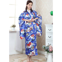 Load image into Gallery viewer, Lady Portrait Pattern Traditional Japanese Kimono
