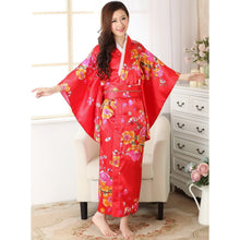 Muatkan imej ke dalam penonton Galeri, Women&#39;s Floral Traditional Japanese Kimono
