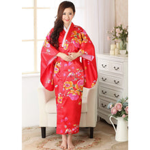 Muatkan imej ke dalam penonton Galeri, Women&#39;s Floral Traditional Japanese Kimono
