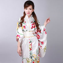 Load image into Gallery viewer, Women&#39;s Floral Traditional Japanese Kimono
