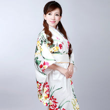 Load image into Gallery viewer, Women&#39;s Floral Traditional Japanese Kimono
