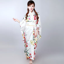 Load image into Gallery viewer, Women&#39;s Floral Traditional Japanese Kimono
