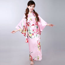 Load image into Gallery viewer, Women&#39;s Floral Traditional Japanese Kimono
