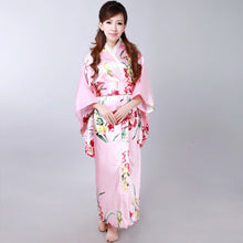 Load image into Gallery viewer, Women&#39;s Floral Traditional Japanese Kimono
