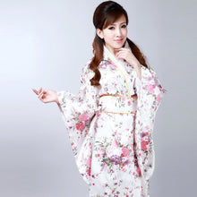 Load image into Gallery viewer, Women&#39;s Floral Traditional Japanese Kimono
