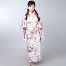 Load image into Gallery viewer, Women&#39;s Floral Traditional Japanese Kimono
