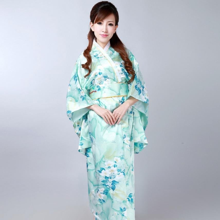 Floral Women's Traditional Japanese Kimono