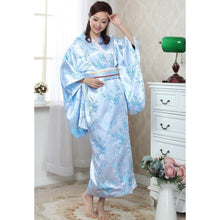 Load image into Gallery viewer, Floral Brocade Women&#39;s Traditional Japanese Kimono
