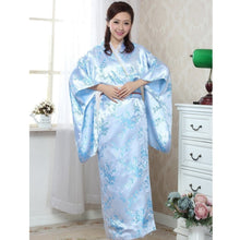 Load image into Gallery viewer, Floral Brocade Women&#39;s Traditional Japanese Kimono
