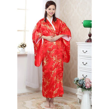 Load image into Gallery viewer, Floral Brocade Women&#39;s Traditional Japanese Kimono
