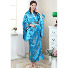 Load image into Gallery viewer, Dargon &amp; Phoenix Pattern Brocade Women&#39;s Traditional Japanese Kimono
