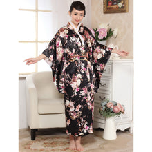 Load image into Gallery viewer, Floral Women&#39;s Traditional Japanese Kimono
