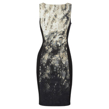 Muatkan imej ke dalam penonton Galeri, Snake Pattern Boat Neck Knee Length Pencil Dress
