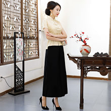 Load image into Gallery viewer, Short Sleeve Floral Lace Traditional Cheongsam Top Chinese Shirt
